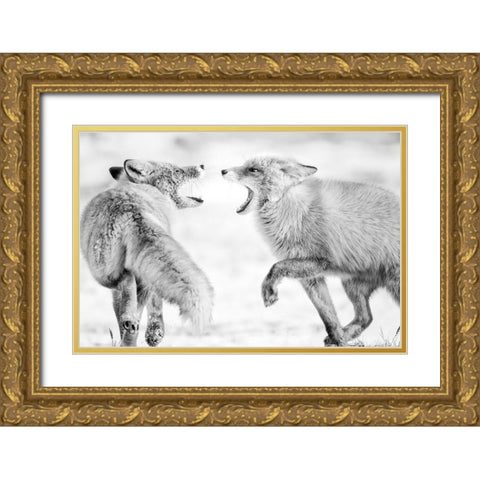 Winter Dream 2 Gold Ornate Wood Framed Art Print with Double Matting by Itoyama, Eiji