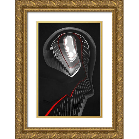 Illusion Gold Ornate Wood Framed Art Print with Double Matting by Schulz, Alexej