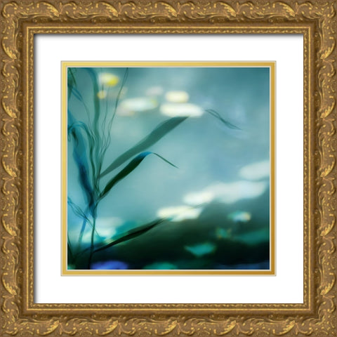 Ripples In Suzhou Gold Ornate Wood Framed Art Print with Double Matting by Flour, Piet