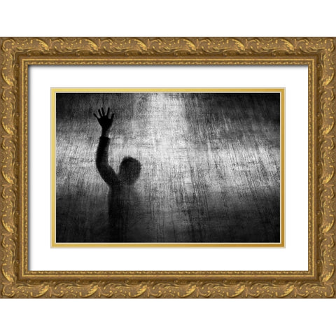 Under The Crosslight Gold Ornate Wood Framed Art Print with Double Matting by Khemkum, Ekkachai