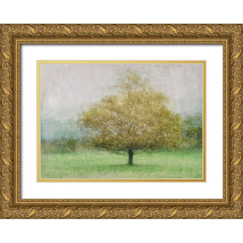 Solitaire Gold Ornate Wood Framed Art Print with Double Matting by Holmstrom, Katarina