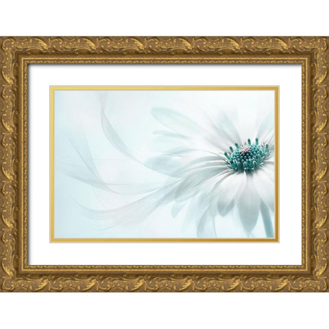 Purity Gold Ornate Wood Framed Art Print with Double Matting by Parker, Jacky