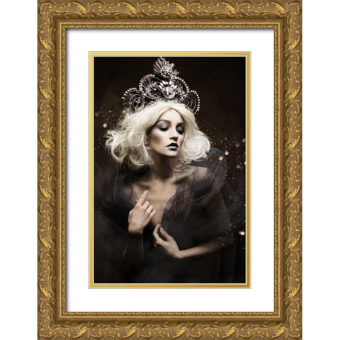 Extravagance Gold Ornate Wood Framed Art Print with Double Matting by Siegart