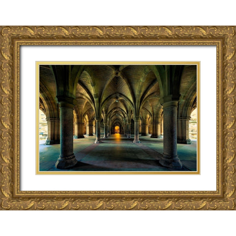 Go In Gold Ornate Wood Framed Art Print with Double Matting by Pastor Benjumeda, Eugenio