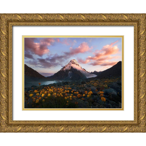 E?Paemmacsc??AdÂCÂNaandsup3;D Gold Ornate Wood Framed Art Print with Double Matting by Kaka