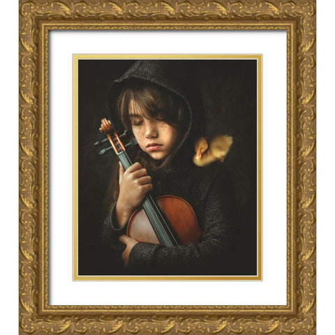 I Will Always Be Around Gold Ornate Wood Framed Art Print with Double Matting by Kisworo, Sebastian