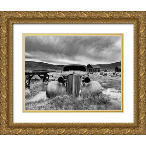 Bodie State Historic Park Gold Ornate Wood Framed Art Print with Double Matting by Aston, Pepa