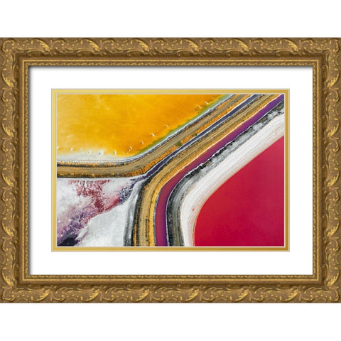 Zipper! Gold Ornate Wood Framed Art Print with Double Matting by Maor, Ofer