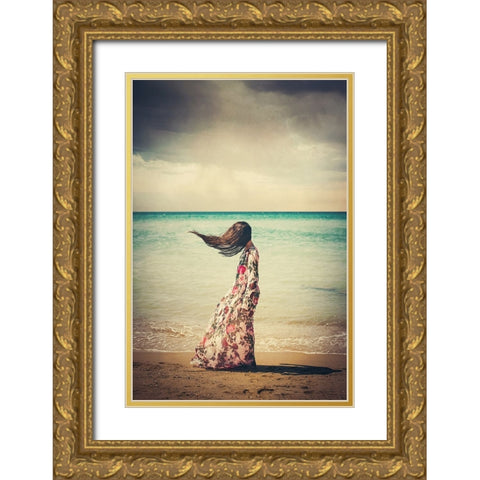 Abandoned Dreams Gold Ornate Wood Framed Art Print with Double Matting by Bekyarova, Svetlana