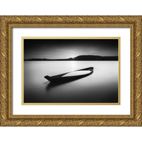 Zuratkul-Zen Gold Ornate Wood Framed Art Print with Double Matting by Trakhtenberg, Mikhail