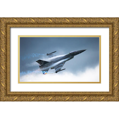 Vador Gold Ornate Wood Framed Art Print with Double Matting by Wrobel, Piotr