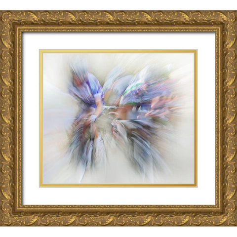 Taking The Lead Gold Ornate Wood Framed Art Print with Double Matting by Urlings, Lou