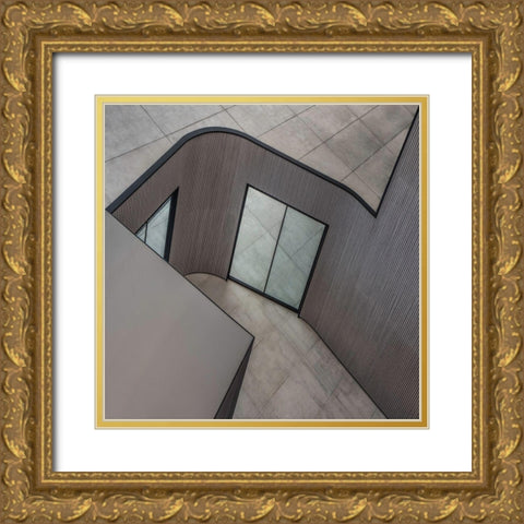 Third Level Gold Ornate Wood Framed Art Print with Double Matting by Claes, Gilbert