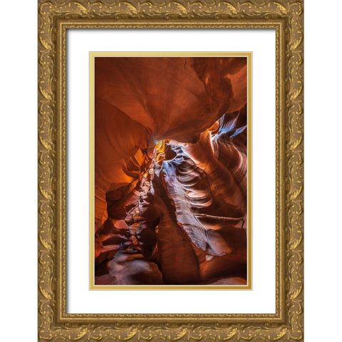 The Eye Of God Gold Ornate Wood Framed Art Print with Double Matting by C. Sink, Jeffrey