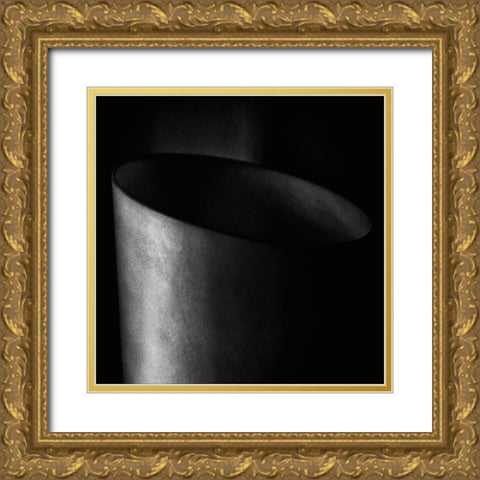 Shadow Of Darkness Gold Ornate Wood Framed Art Print with Double Matting by Claes, Gilbert