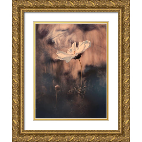 The Bride Gold Ornate Wood Framed Art Print with Double Matting by Bravin, Fabien