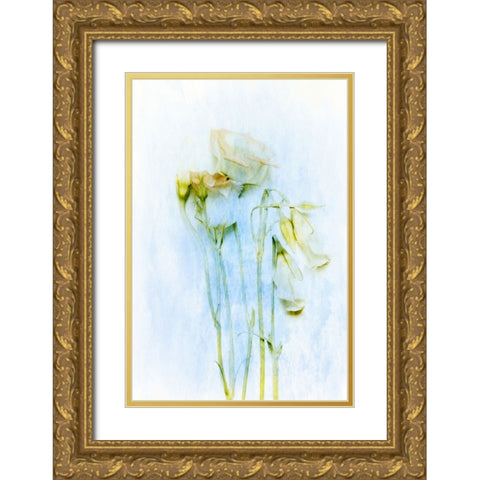 The Unconscious Beauties Gold Ornate Wood Framed Art Print with Double Matting by Devos, Delphine