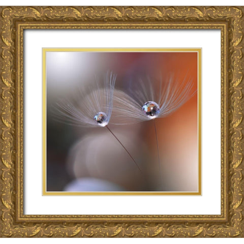 Immortal Love.. Gold Ornate Wood Framed Art Print with Double Matting by Nan, Juliana