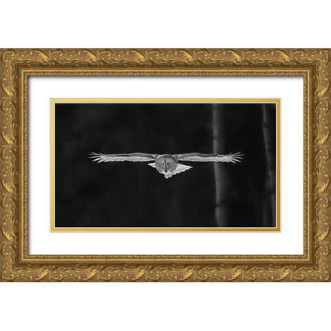 Out Of The Woods Gold Ornate Wood Framed Art Print with Double Matting by Zuo, Jun