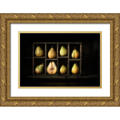 Be Different ! Gold Ornate Wood Framed Art Print with Double Matting by Bonadio, Heather