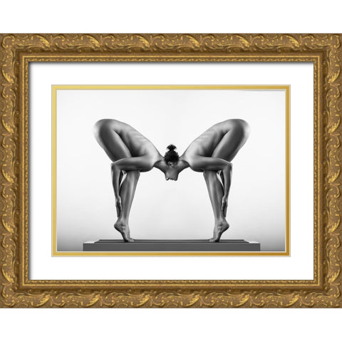 Siam Gold Ornate Wood Framed Art Print with Double Matting by Valevicius, Aurimas