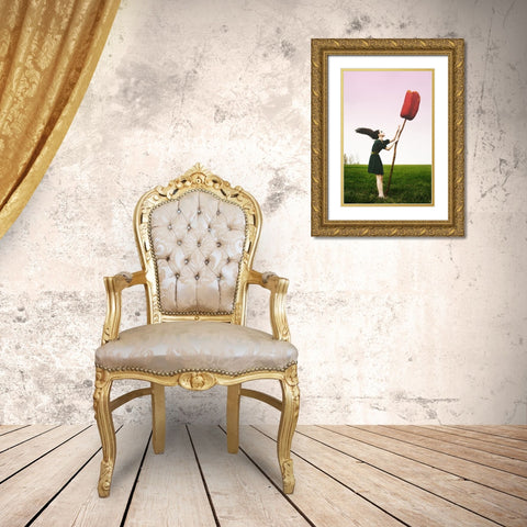 Open Sky Gold Ornate Wood Framed Art Print with Double Matting by Korolyova, Mila