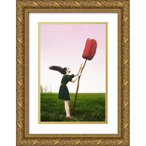 Open Sky Gold Ornate Wood Framed Art Print with Double Matting by Korolyova, Mila