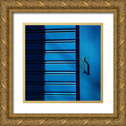 Industrial Detail Barcelona Gold Ornate Wood Framed Art Print with Double Matting by Schuster, Inge