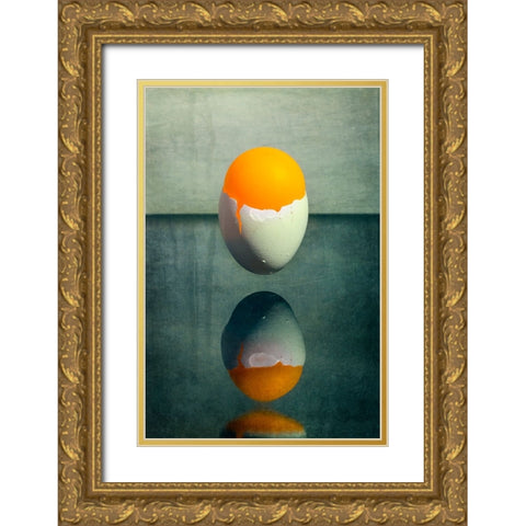 Morning Gold Ornate Wood Framed Art Print with Double Matting by Barkow, Brig