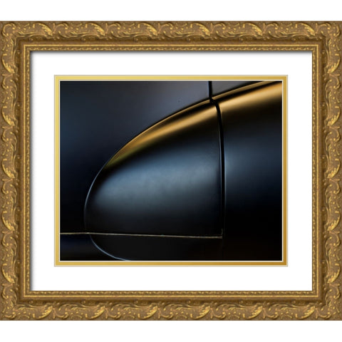 The Fifties Gold Ornate Wood Framed Art Print with Double Matting by Perez Canto, Manuel
