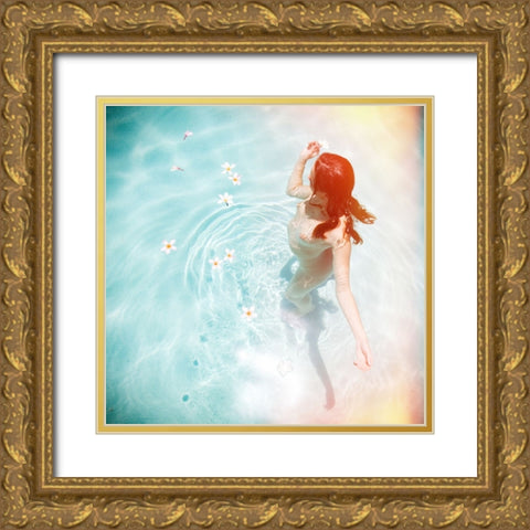 Swim Gold Ornate Wood Framed Art Print with Double Matting by Brackstone, Mel