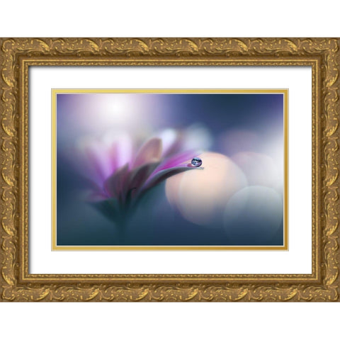 ~O~ Gold Ornate Wood Framed Art Print with Double Matting by Nan, Juliana