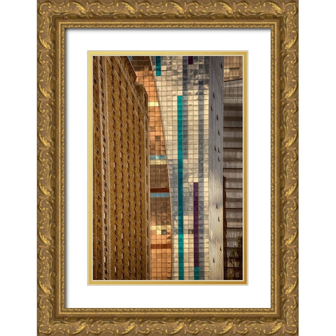 8th. Avenue Gold Ornate Wood Framed Art Print with Double Matting by Labagnara, Roxana