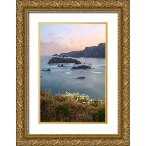 Spring Blossom Gold Ornate Wood Framed Art Print with Double Matting by Garcia Gomez, Elena