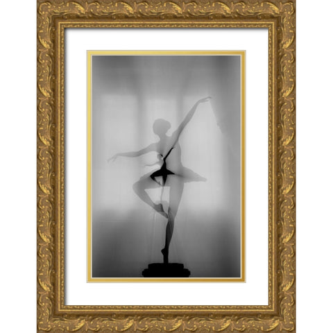My Favorite Dancer Gold Ornate Wood Framed Art Print with Double Matting by Pphgallery