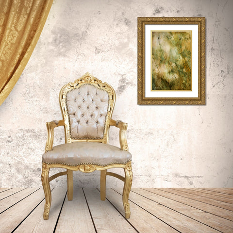 To Each A Season Gold Ornate Wood Framed Art Print with Double Matting by Devos, Delphine