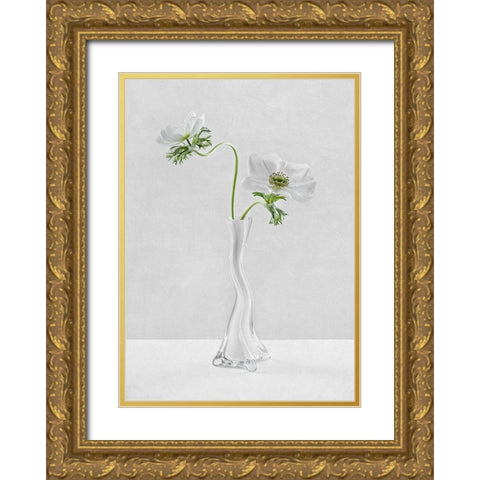 Curves Gold Ornate Wood Framed Art Print with Double Matting by Karpova, Inna