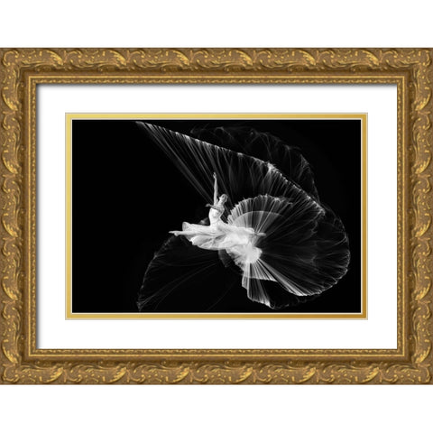 Come...Let Dance Gold Ornate Wood Framed Art Print with Double Matting by Nugraha, Handi