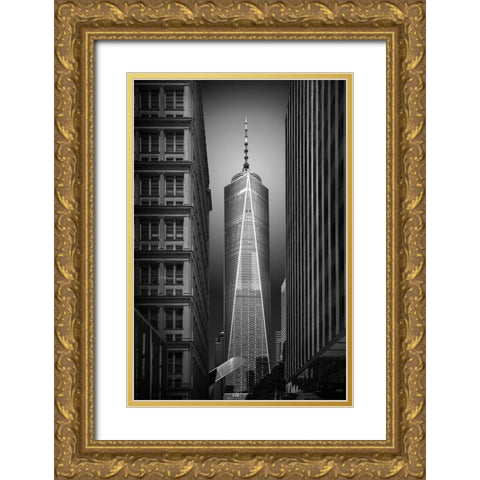 Resurrection - New From Old Gold Ornate Wood Framed Art Print with Double Matting by Williams, Daryll