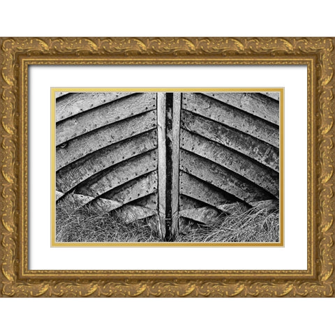 Wooden Hull Gold Ornate Wood Framed Art Print with Double Matting by Ebert, Steffen