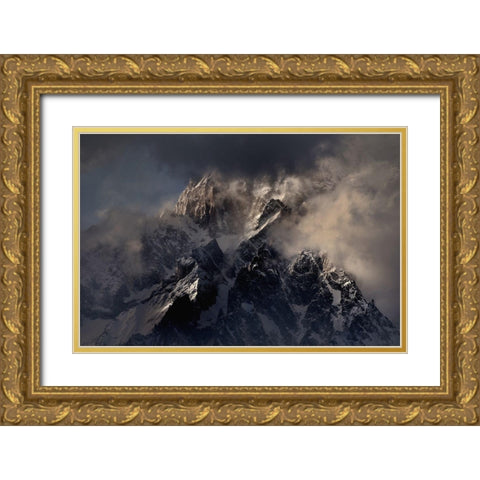 On The Eagles Wings Gold Ornate Wood Framed Art Print with Double Matting by Moretti, Claudio
