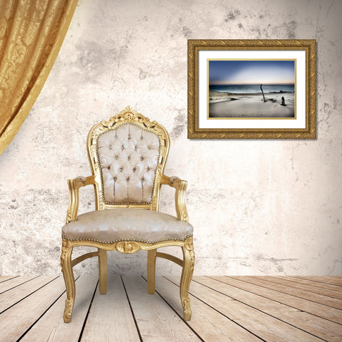 Reach For The Sun Gold Ornate Wood Framed Art Print with Double Matting by Brackstone, Mel