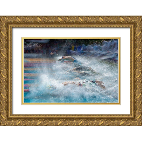 Start Gold Ornate Wood Framed Art Print with Double Matting by Malovrh, Milan