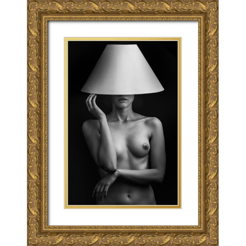 The Switch Gold Ornate Wood Framed Art Print with Double Matting by Valevicius, Aurimas