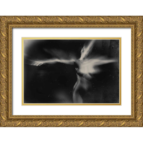 Untitled Gold Ornate Wood Framed Art Print with Double Matting by Bousca, Bogdan