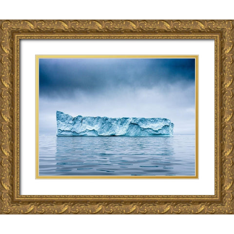 Rothko Berg Gold Ornate Wood Framed Art Print with Double Matting by Bolton, Robert