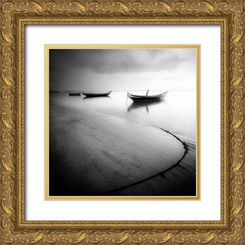 *** Gold Ornate Wood Framed Art Print with Double Matting by Faria, Marco