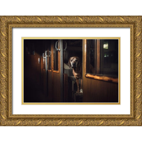 First Class Gold Ornate Wood Framed Art Print with Double Matting by Willers, Heike