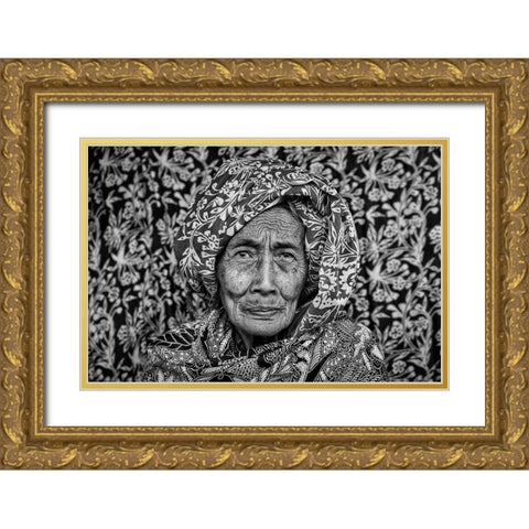 Patterns Of Life Gold Ornate Wood Framed Art Print with Double Matting by Daske, Frank