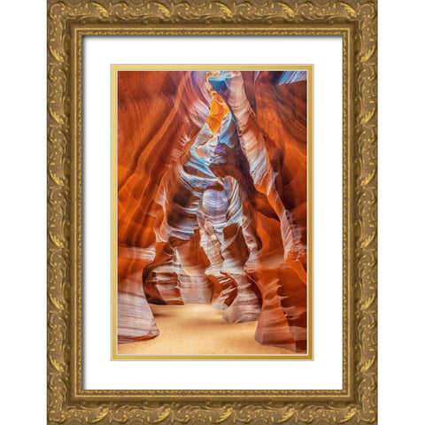 The Cathedral Room Gold Ornate Wood Framed Art Print with Double Matting by C. Sink, Jeffrey